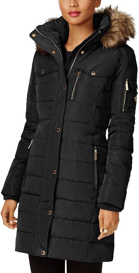 michael kors winter steppjacke|michael kors coats for women.